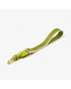 Katie Loxton Canvas Bag Strap - Lime Green Stripe